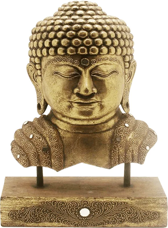 Buddha Head on Stand
