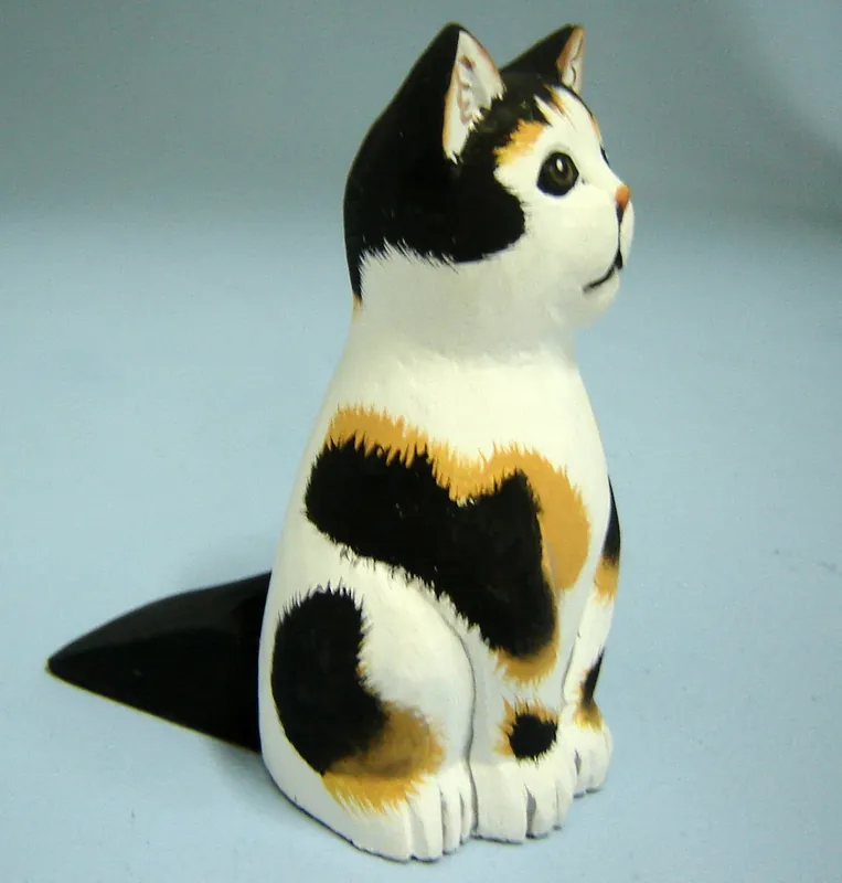 Calico Cat Figure