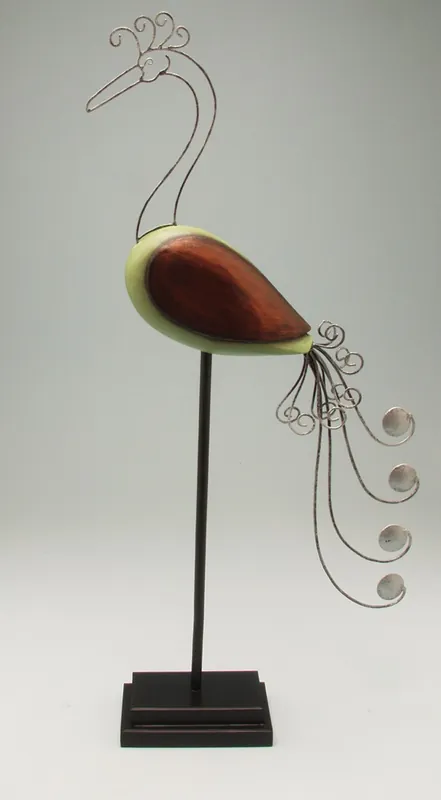 Crane on Iron Stand
