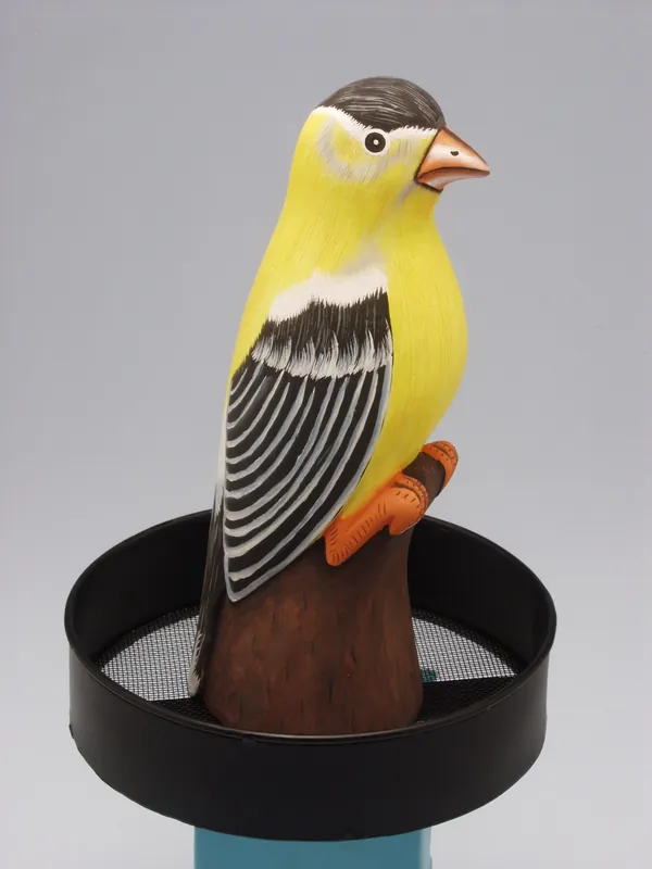 Goldfinch on Iron Ring