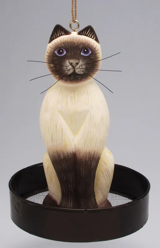 Siamese Cat on Iron Ring