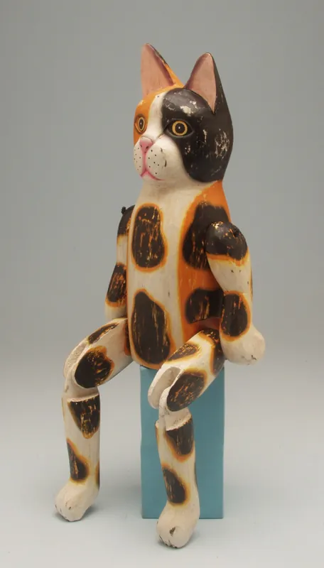 Sitting Calico Cat