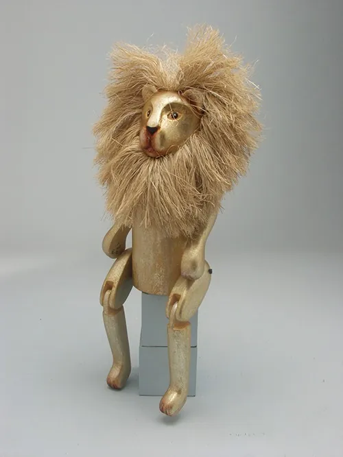 Sitting Lion with Mane
